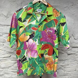 Vintage Surf Line Hawaii Original Jams Shirt Hawaiian sz Large 80s 1980s RARE